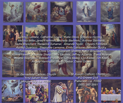 The Rosary recited by the teens at St. Bernadtte and St. Joseph Parishes