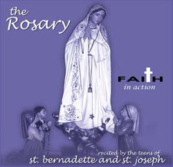 The Rosary recited by the teens at St. Bernadtte and St. Joseph Parishes