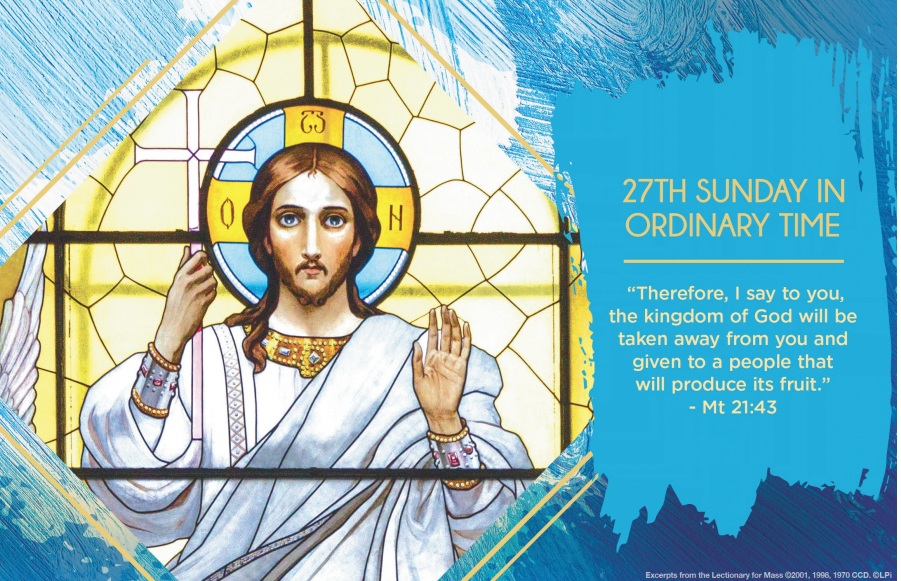 The Twenty-Seventh Sunday in Ordinary Time