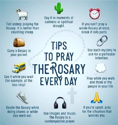 Tips to Praying the Rosary Daily