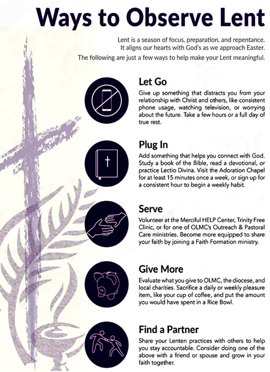 Ways to Observe Lent